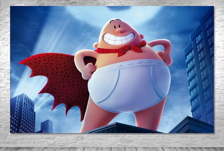 'Capitão Cueca' será exibido às 14h, dentro da Mostra Infantil