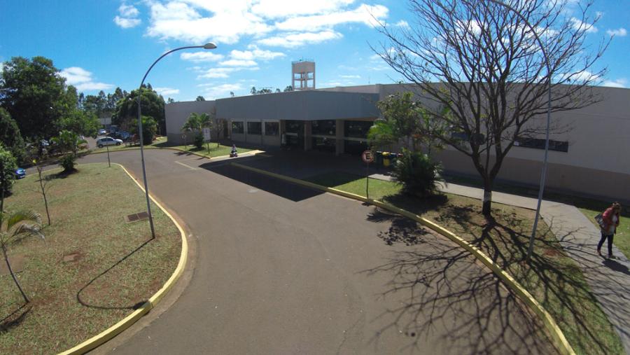 Entrada do hospital hu