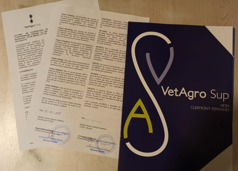 Acordo assinado pela VetAgro Sup, Agrocampus Ouets acordo, acordo
