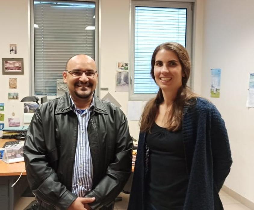 Prof. Mábio e Profa. Magali Jouven (Montpellier SupAgro) acordo