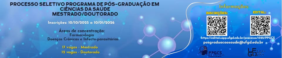 PROCESSO SELETIVO ALUNO REGULAR - MESTRADO E DOUTORADO - 2026.1