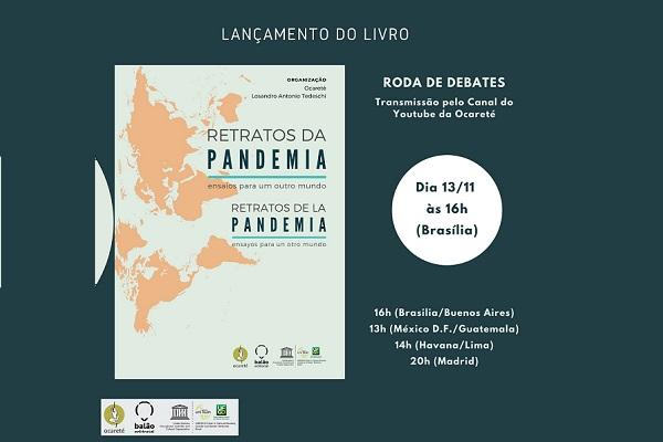 Catedra UNESCO/UFGD convida para o Lançamento do Livro: Retratos da Pandemia
