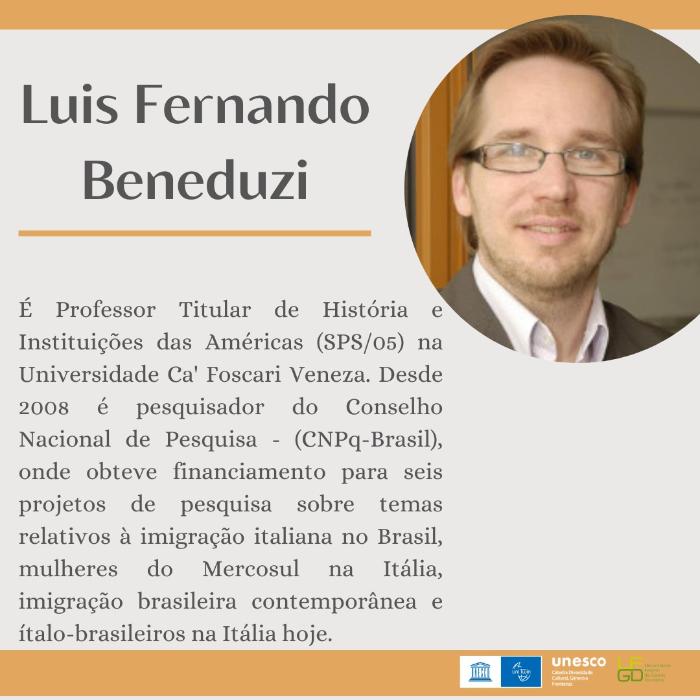 Luis Fernando Beneduzi passa a integrar o coletivo Cátedra UNESCO/UFGD.