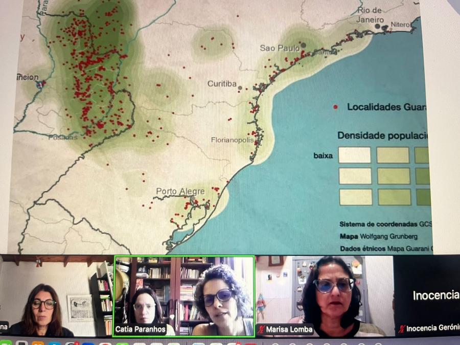 . No dia 1/12 as docentes Catia Paranhos, Marisa Lomba e Daniela Perez Angarita participaram da ESCUELA DE VERANO ARTIVISMOS DESCOLONIALES DESDE EL SUR- SUDART com a atividade ARTIVISMOS FRONTEIRIÇOS NA TERRA VERMELHA.