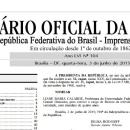 Decreto que nomeia a professora Liane como reitora da UFGD