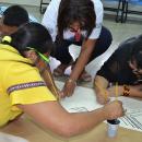 Nos dias 19 e 20 de janeiro houve uma etapa de formação na UFGD, onde coordenadores aprenderam sobre grafismo indígena e debateram projetos de ensino para 2017. 