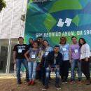 Acad&ecirc;micos da UFGD durante reuni&atilde;o da SBPC em BH