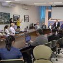 Liane Calarge, reitora da UFGD, e demais reitores, pró-reitores e assessores em reunião do CRIE-MS crie 5