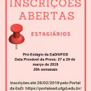 UFGD abre inscrições para estagiários na Educação a Distância