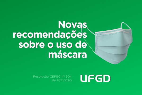 UFGD volta a recomendar o uso de máscaras em ambientes fechados