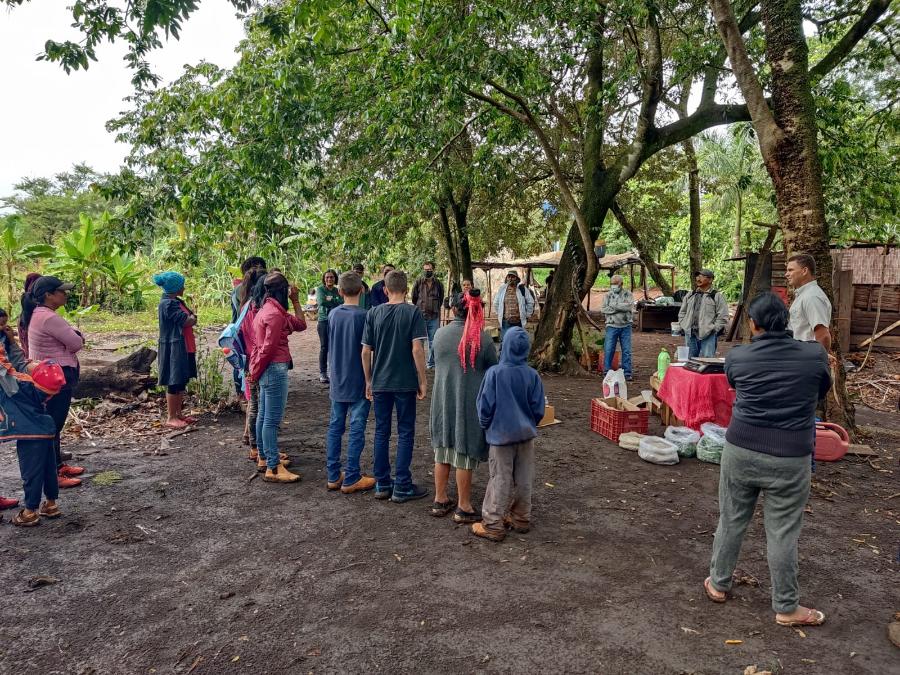 O projeto ofereceu vários cursos e formações à comunidade indígena de Dourados projeto animo