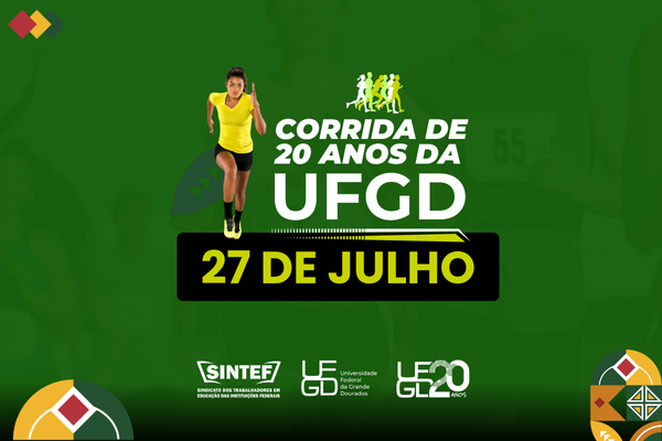 Corrida dos 20 anos da UFGD será realizada em 27 de julho 