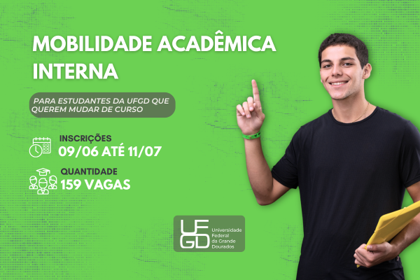 Estudantes da UFGD que desejam mudar de curso têm até dia 11/07 para solicitar mobilidade