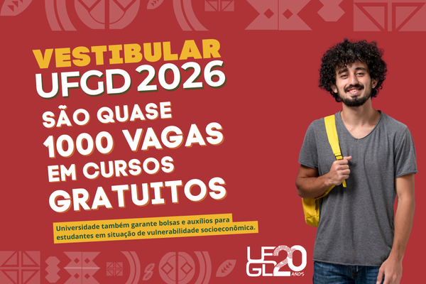 UFGD oferece quase mil vagas em cursos gratuitos no Vestibular 2026