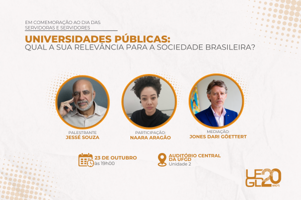UFGD promove debate com Jessé Souza sobre o papel das universidades públicas no Brasil