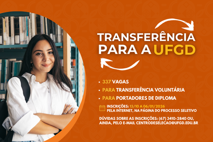 Transferência para a UFGD - Divulgação