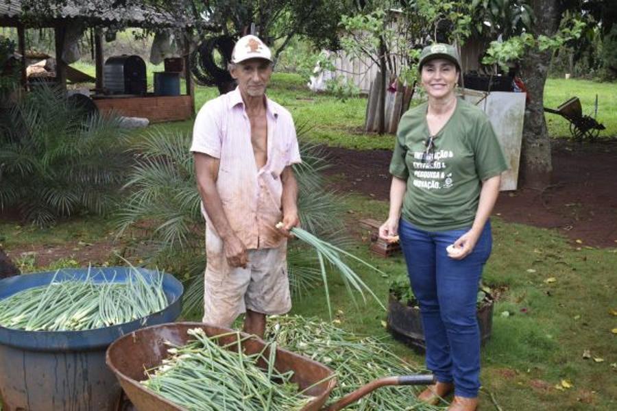 Agricultores do Assentamento Itamaraty estão fazendo uso dos bioinseticidas criados na UFGD. bioinseticida