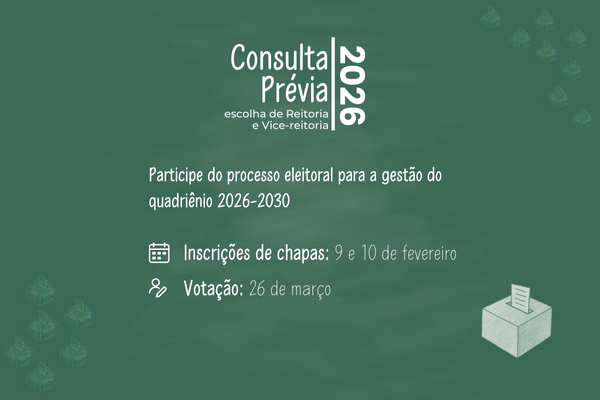 UFGD define calend&aacute;rio da Consulta Pr&eacute;via para escolha de Reitor(a) e Vice-Reitor(a) 2026&ndash;2030