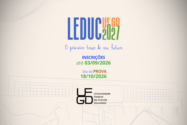 UFGD abre inscri&ccedil;&otilde;es para o Vestibular da Licenciatura em Educa&ccedil;&atilde;o do Campo 2027 