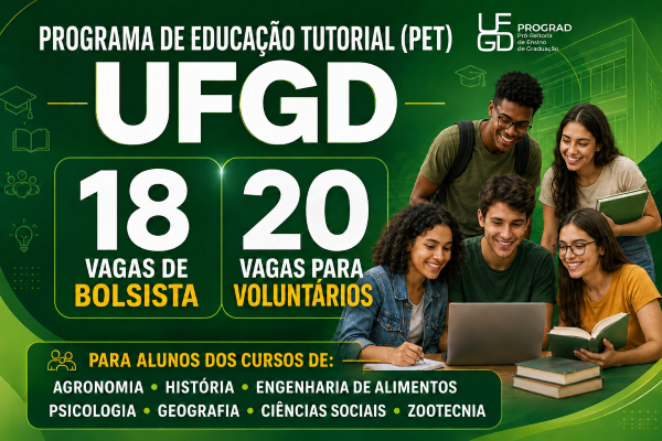 UFGD abre inscri&ccedil;&otilde;es para sele&ccedil;&atilde;o de estudantes para grupos PET