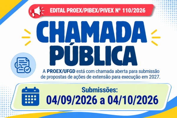 UFGD recebe propostas de a&ccedil;&otilde;es de extens&atilde;o para 2027 at&eacute; 4 de outubro