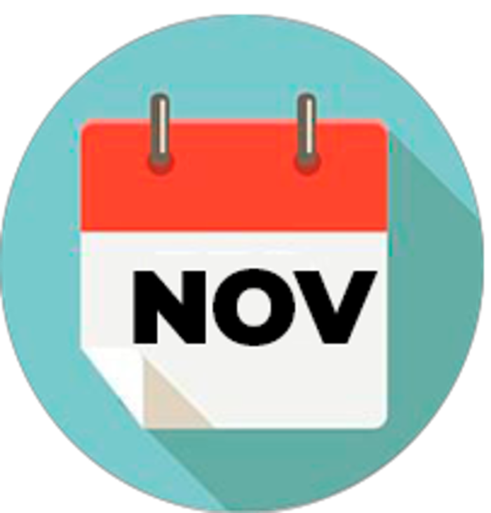icone calendário novembro