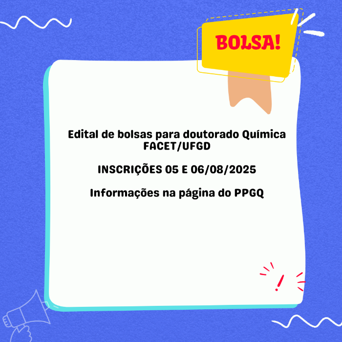 Secretaria PPGQ Edital bolsas 2025.4