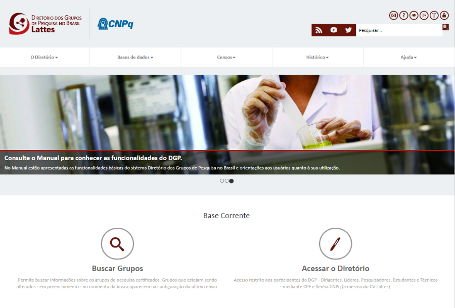 Diretório de Grupos de Pesquisa do CNPq