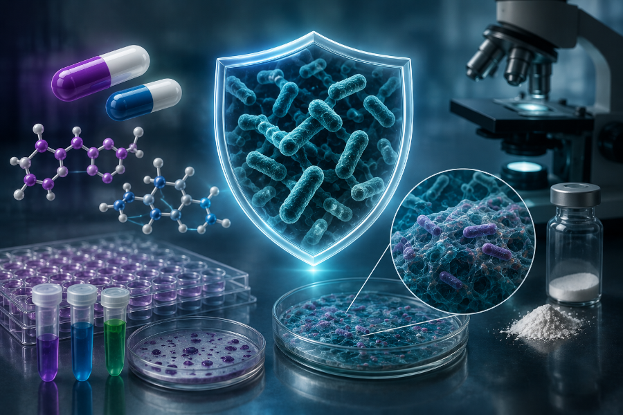 COMPOSIÇÃO PARA INIBIÇÃO DE BIOFILME E CÉLULAS PLANCTÔNICAS DE ACINETOBACTER