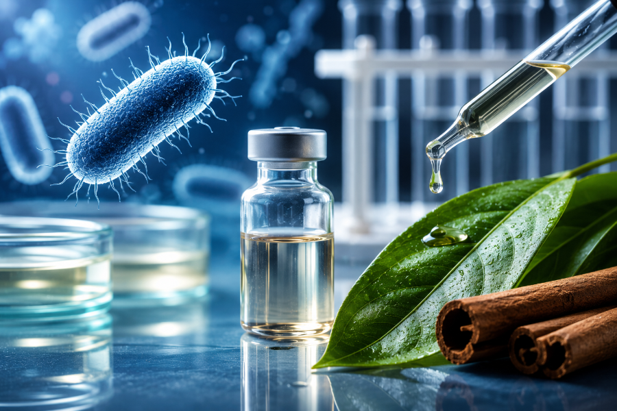 COMPOSIÇÃO DE ÓLEO ESSENCIAL COMO AGENTE CARREADOR DE AMICACINA NO COMBATE A KLEBSIELLA PNEUMONIAE