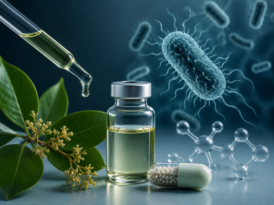 COMPOSIÇÃO SINÉRGICA DE OE DE OCOTEA VELLOZIANA COM AGENTE CARREADOR DE POLIMIXINA B CONTRA KLEBSIELLA