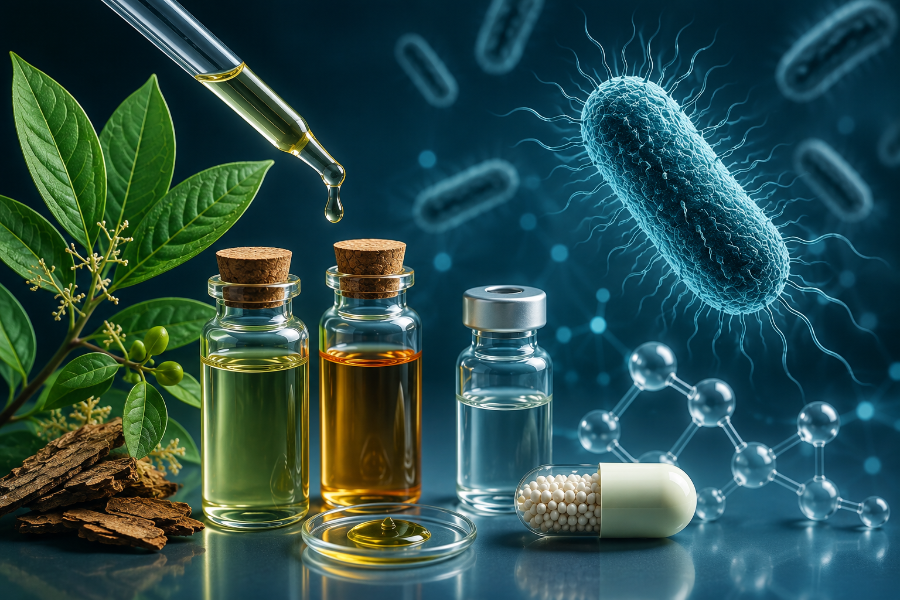 COMBINAÇÃO DE OE COMO AGENTES REVERSORES DE SUSCETIBILIDADE ANTIMICROBIANA DE KLEBSIELLA PNEUMONIAE