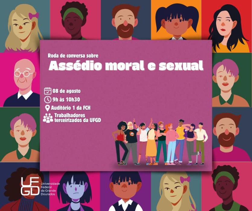 Roda de conversa sobre assédio moral e sexual