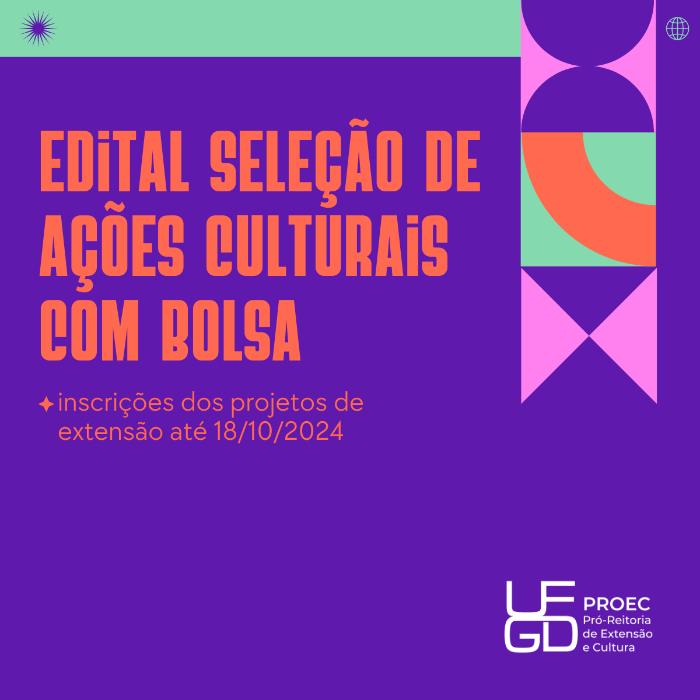 Edital de Ações Culturais com Bolsa 2025