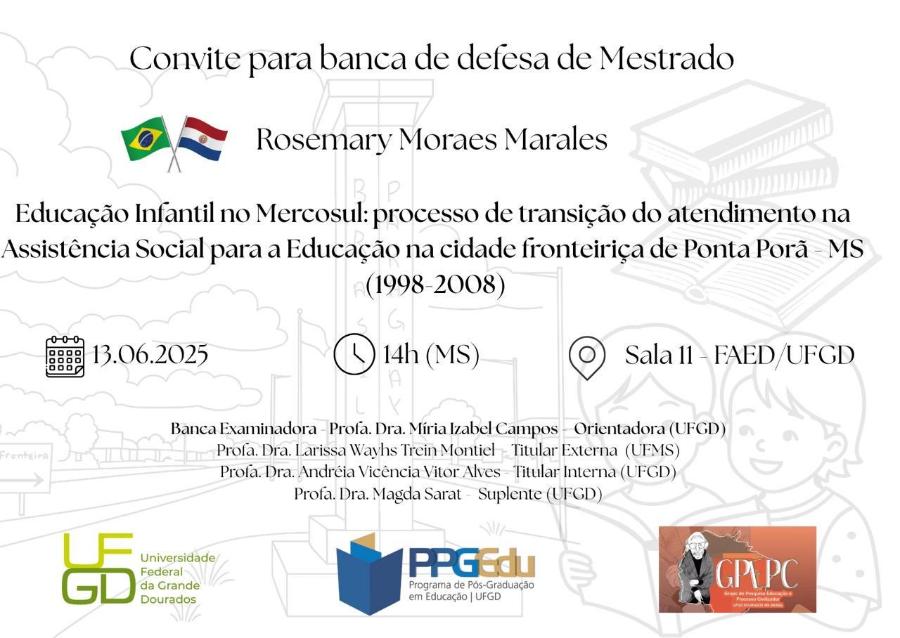 Convite defesa de dissertação