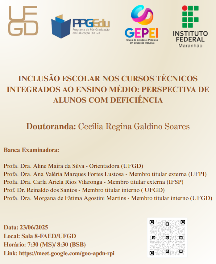 Convite defesa de dissertação